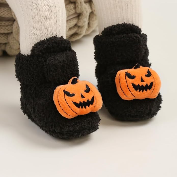 Baby Booties Cozy Fleece Slippers Soft Baby Shoes - Image 2