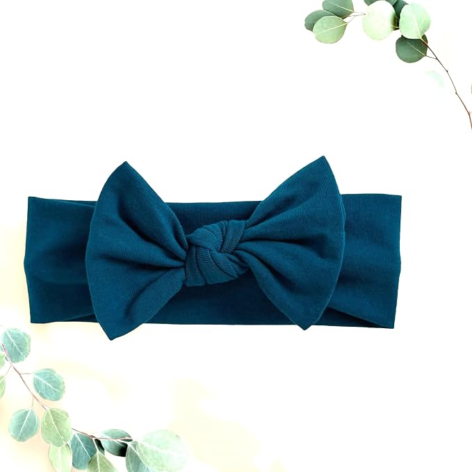 Baby Girl Headbands-Infant, Toddler Cotton Handmade Hairbands - Image 8