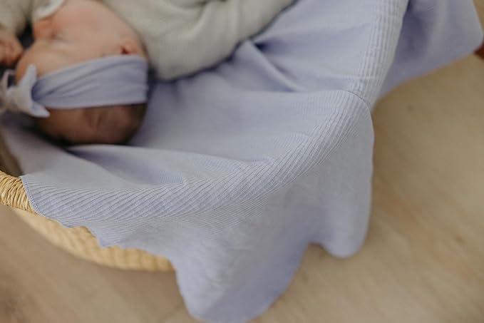 Copper Pearl Swaddle Blankets for Newborns | Soft Stretchy Receiving Blankets - Image 8