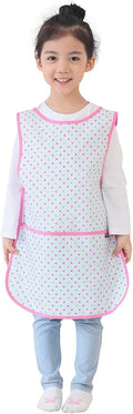 Kids Painting Apron – Waterproof Art Smock for Toddlers & Preschoolers, Messy Play, Baking, Crafts, Cooking, Mealtime