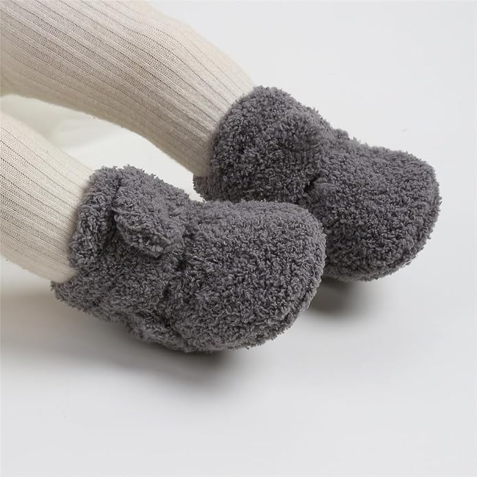 Baby Booties Cozy Fleece Slippers Soft Baby Shoes - Image 2