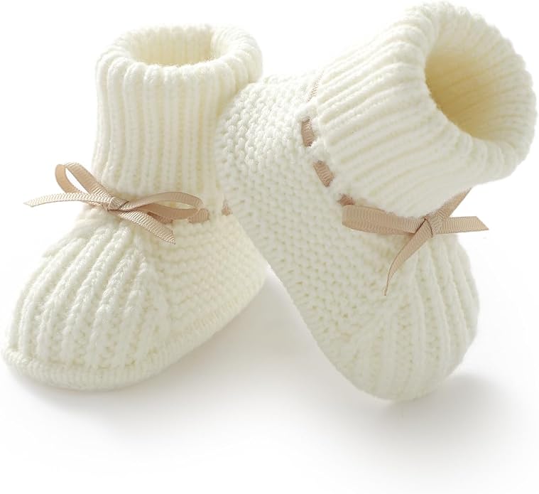 mimixiong Baby Booties Newborn Infant Sock Shoes | Hand Knitting Crochet Boy by mimixiong