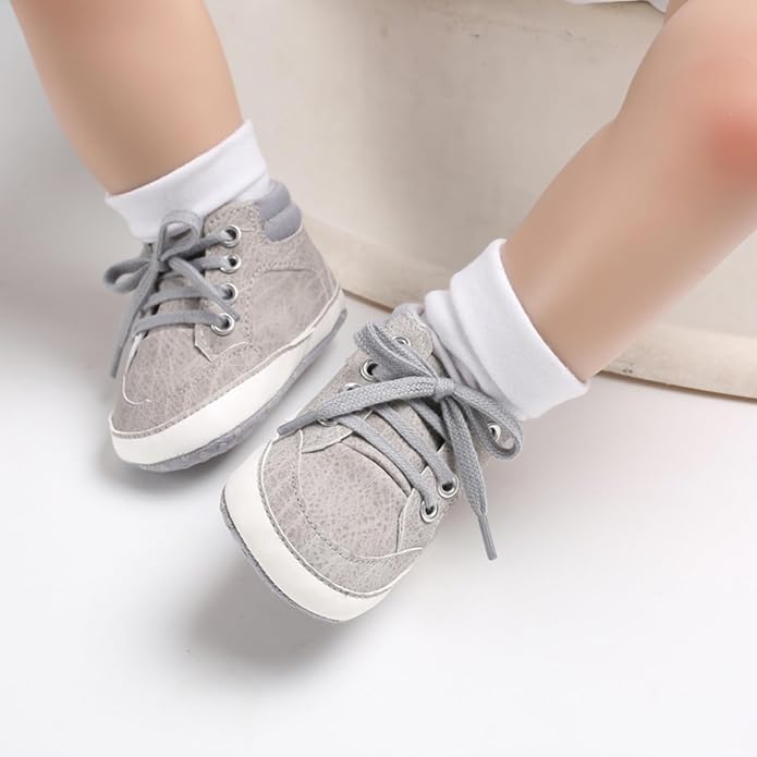Baby Boys Girls Booties Fleece Anti-Slip Soft Sole Boots Toddler First Walker - Image 3