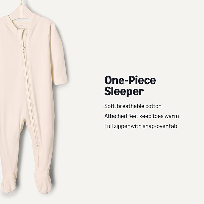 Amazon Essentials x Sofia Grainge Unisex Babies' Cotton Footed Sleep and Play - Image 2