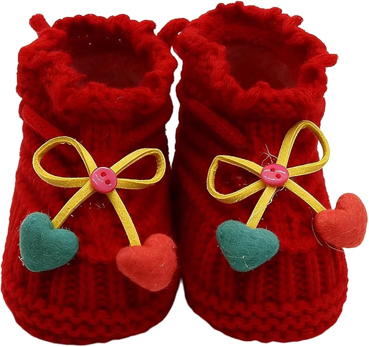 Infant Baby Boys Girls Knitted Booties Soft Cute First Walking Socks Shoes | by WaiHeikki