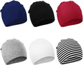 DRESHOW BQUBO 6 Pack Baby Hats for Boys Girls Unisex Preemie Hat Soft Knit Cap by DRESHOW