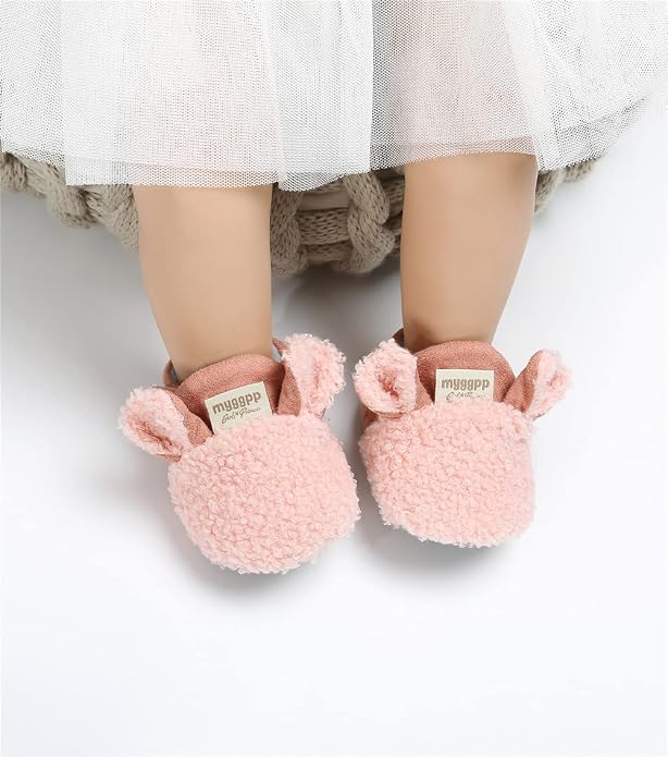Baby Booties Cozy Fleece Slippers Soft Baby Shoes - Image 2