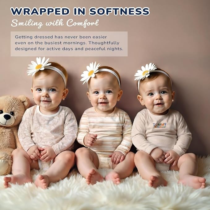 Tommy Bahama Baby 5-Piece Onesie Set - Image 6