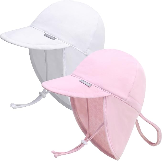Duoyeree UPF 50+ Baby Sun Hat, Ear & Neck Protection by Duoyeree
