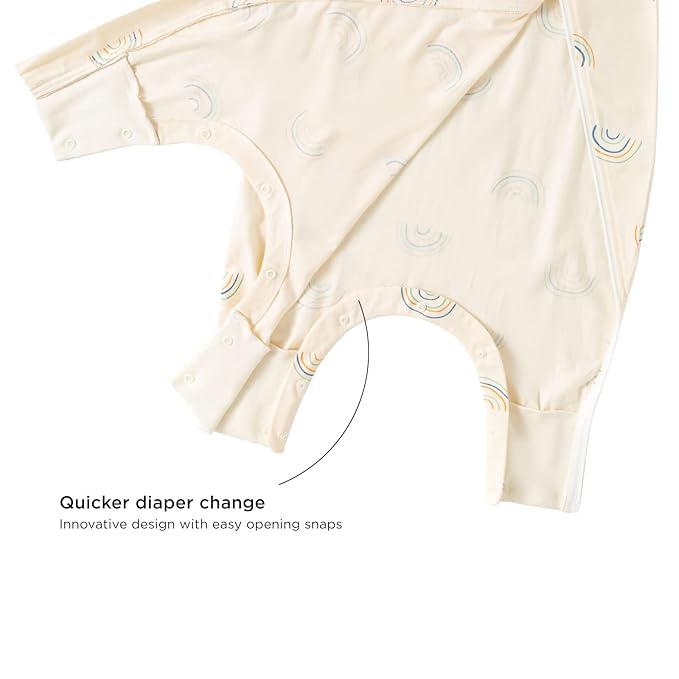 Duomiaomiao 0.5 TOG Toddler Sleep Sack 36-48 Months 100% Cotton Lightweight Baby Sleep Sack with Feet, Breathable Comfy Toddler Wearable Blanket