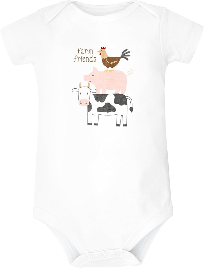 Hudson Baby Unisex Baby Cotton Bodysuits 5-Pack - Image 3