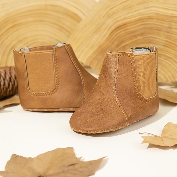 Meckior Baby Girls Cowboy Tassel Boots Side Zipper Moccasins Soft Bottom - Image 3