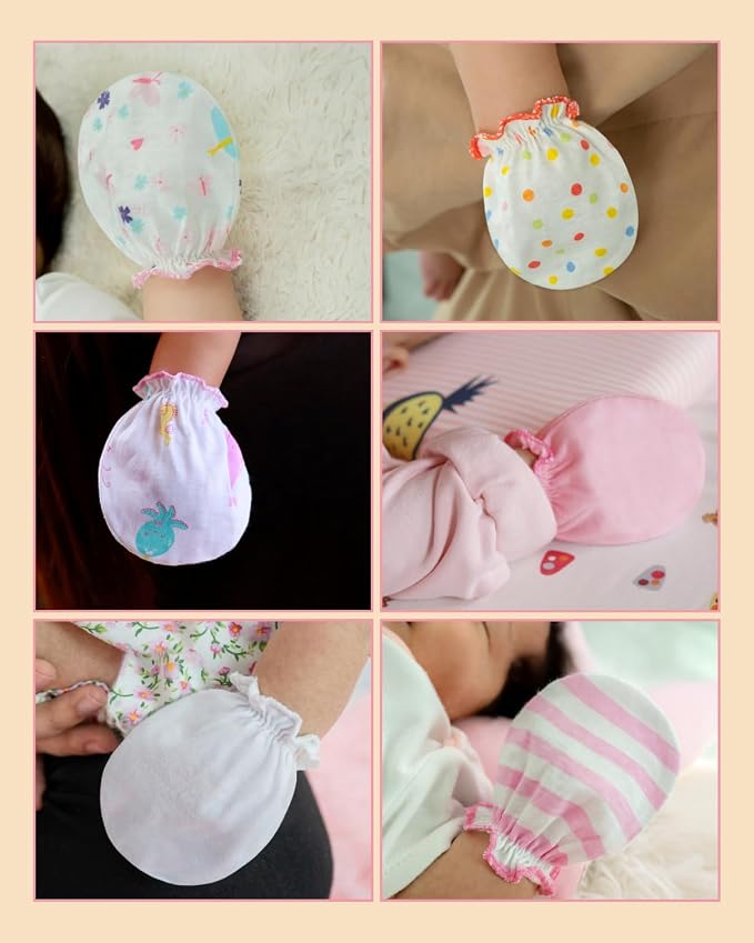 Baby Mittens No Scratch, Newborn Gloves 0-6M, Registry Essential - Image 5