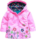 Arshiner Toddler Girls Waterproof Hooded Coat Jacket Outwear Raincoat by Arshiner