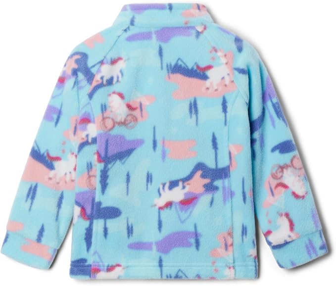 Columbia Youth Girls Benton Springs II Printed Fleece Jacket - Image 2