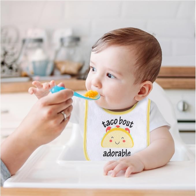 The Peanutshell Baby Boy or Girl Terry Bibs Set of 8-100% Cotton, Absorbent - Image 6