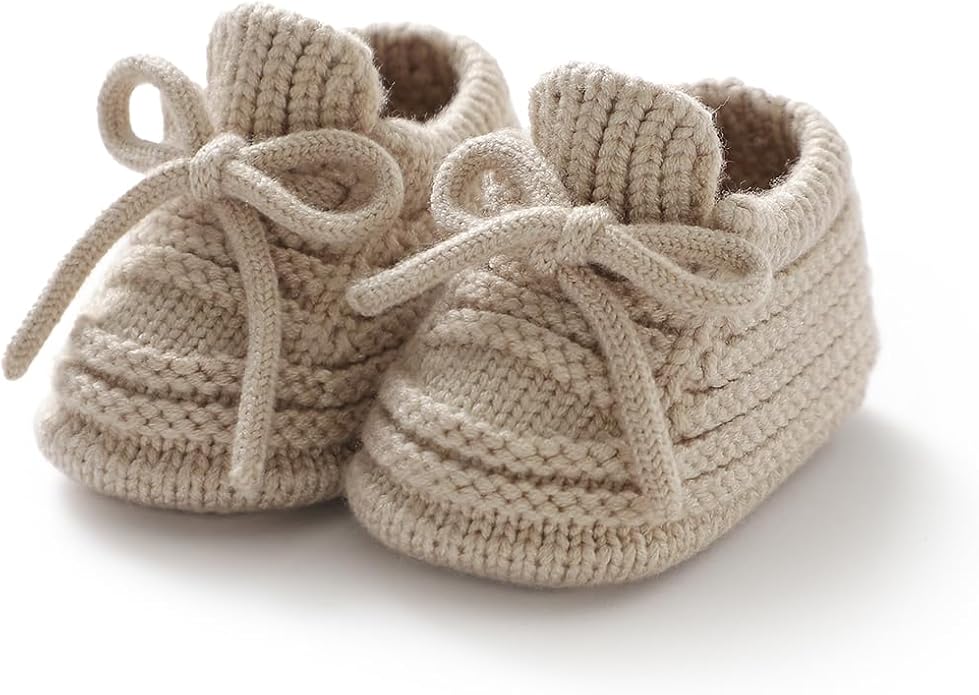 Neiwech Baby Booties Newborn Cozy Soft Warm Knitted Crib Shoes by Neiwech