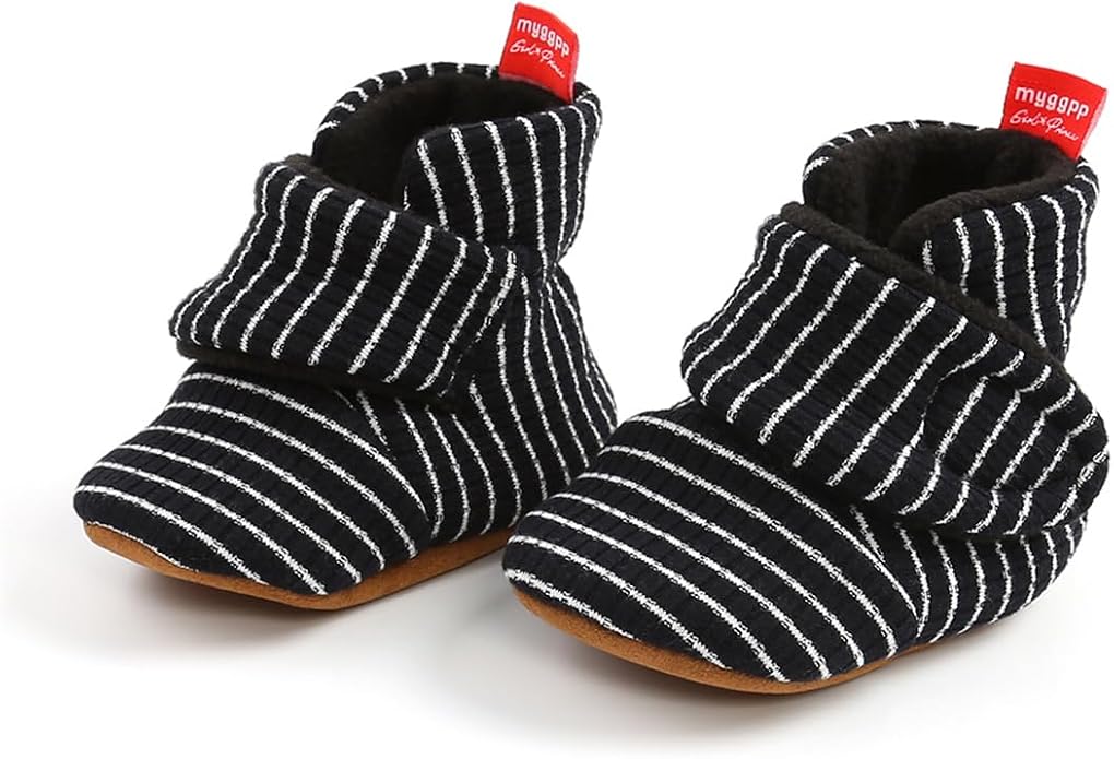 Baby Booties Cozy Fleece Slippers Soft Baby Shoes - Image 5