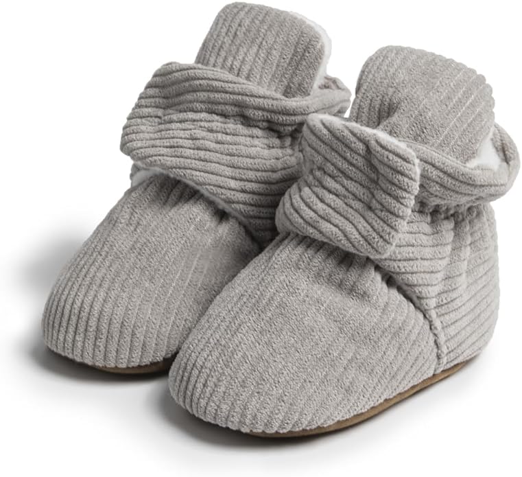 Sawimlgy Newborn Infant Baby Girl Boy Cotton Booties Stay On Sock Slippers Soft by Sawimlgy
