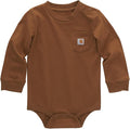 Carhartt Long-Sleeve Pocket Bodysuit | 100% Cotton | Made From Breathable by Carhartt