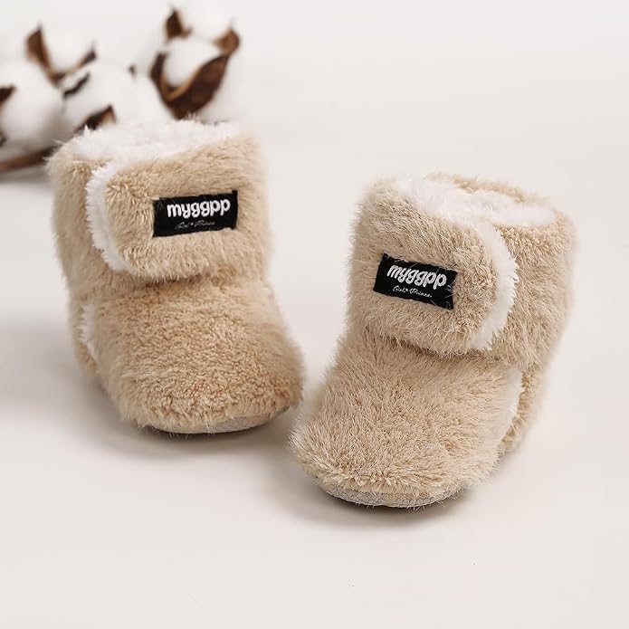 Ohwawadi Infant Baby Slippers Girls Boys Booties Warm Baby Socks Shoes Newborn - Image 7