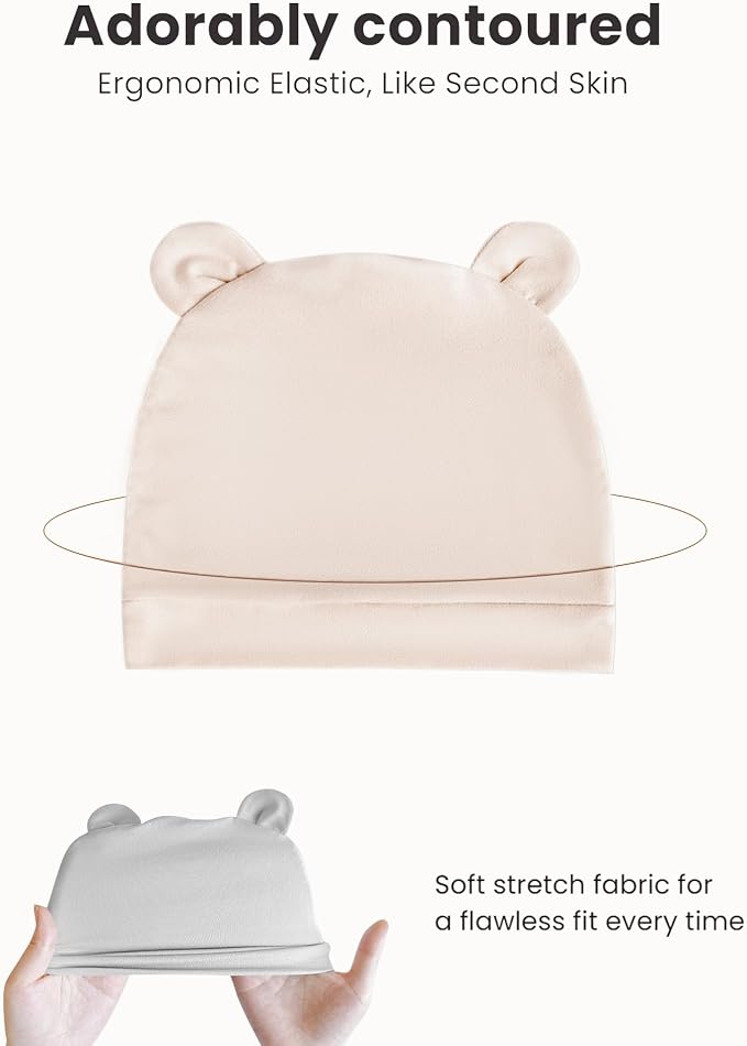 Konssy 6-Pack Baby Newborn Hats - Image 4