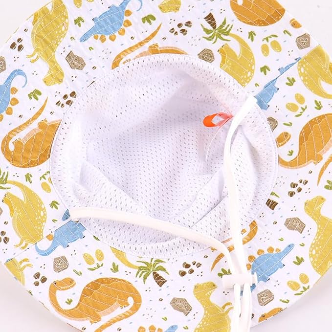 LANGZHEN Sun Protection Hat for Kids Toddler Boys Girls Wide Brim Summer - Image 5