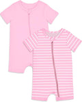 Jimonda Baby Rompers Cotton Boys Girls Short Sleeve Sleepers Pajamas Pjs | Two by JimondaBaby