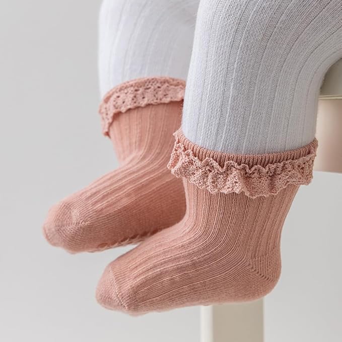 DRESHOW BQUBO Baby Girls Toddler Anti Slip Socks - Image 5