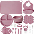 19 Pcs Silicone Baby Feeding Set Eating Essentials by JVEOOBabyProducts-SaferHigherStandardsBetterService