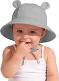 Zando Wide Brim Baby Sun Bucket Hat 0-4T UPF 50+ by ZANDO