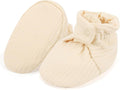Baby Booties Organic Cotton Infant Bootie Warm Cozy Soft Sock Shoes Adjustable by KARUNEL