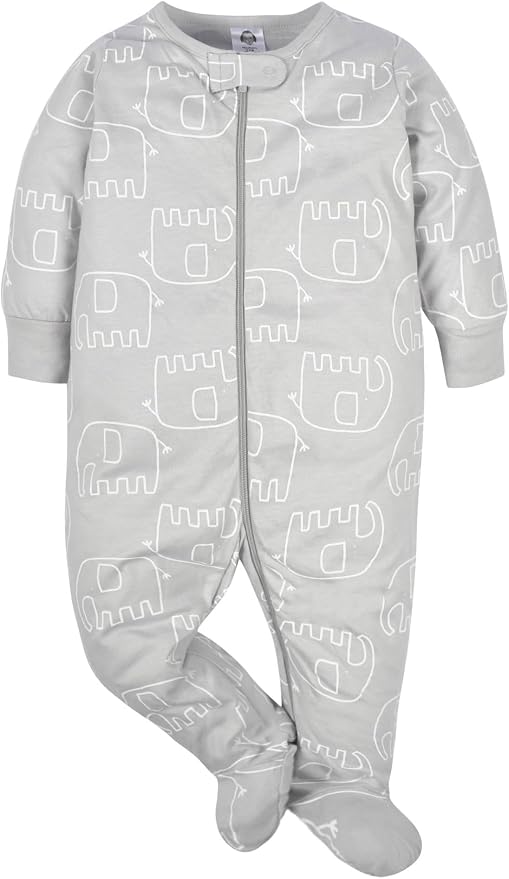 Gerber Baby Girls 4-Pack Sleep 'N Play Footie - Image 4