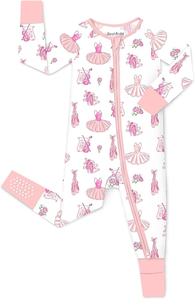 babee Reshinee Viscose Derived from Bamboo Baby Footie Pajamas Convertible by babeeReshinee