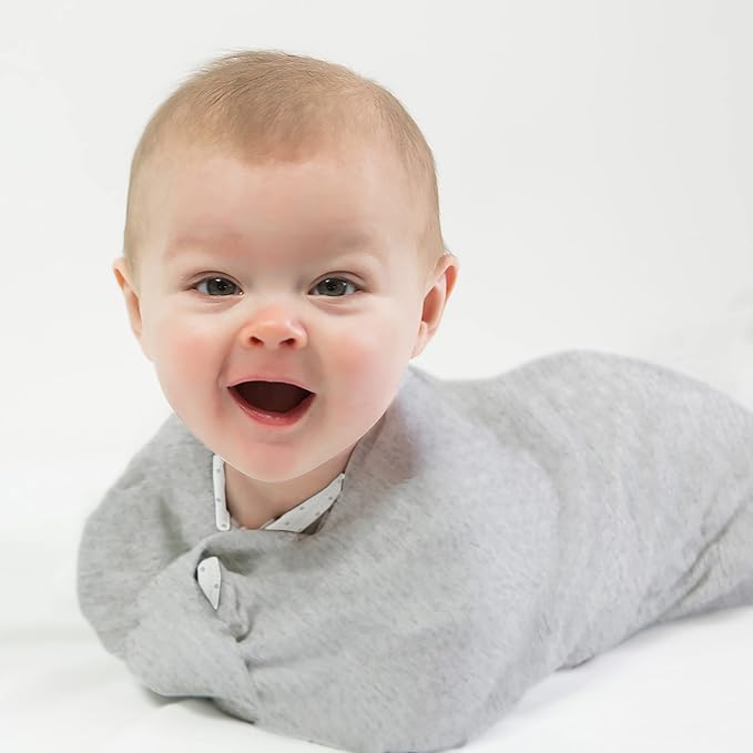 SwaddleDesigns Transitional Swaddle Sack, Arms Up Half-Length Sleeve & Mitten - Image 4