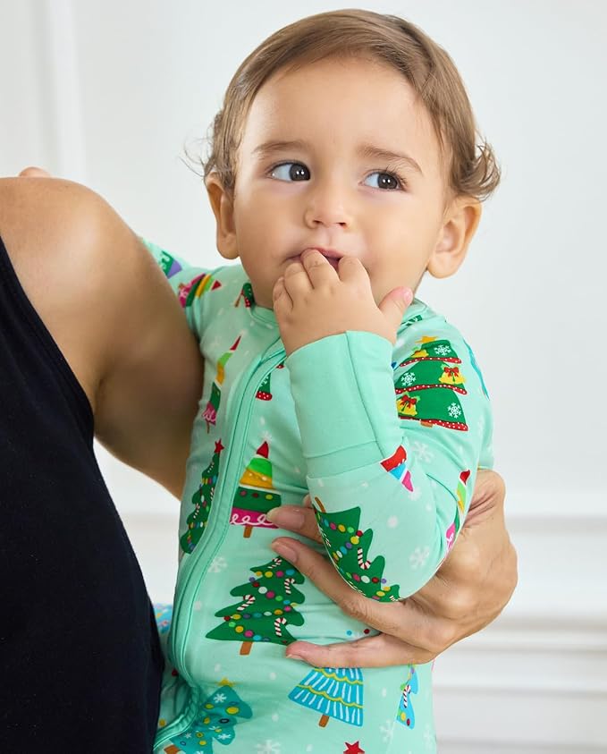 babee Reshinee Bamboo Viscose Baby Footie Pajama, Zipper Sleeper Boys Girls | - Image 5