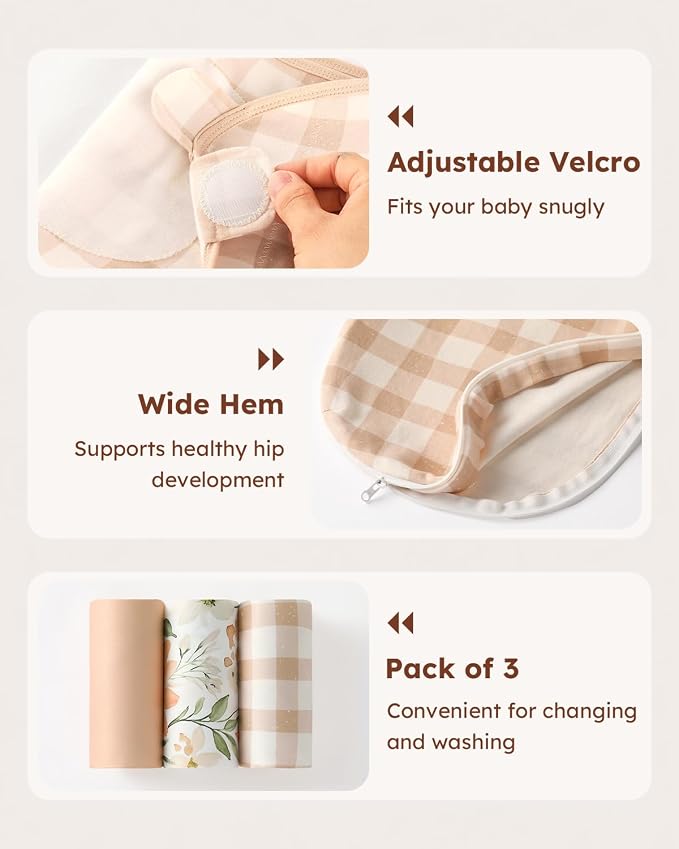 Unnivoll Baby Swaddles for Newborns - Image 5