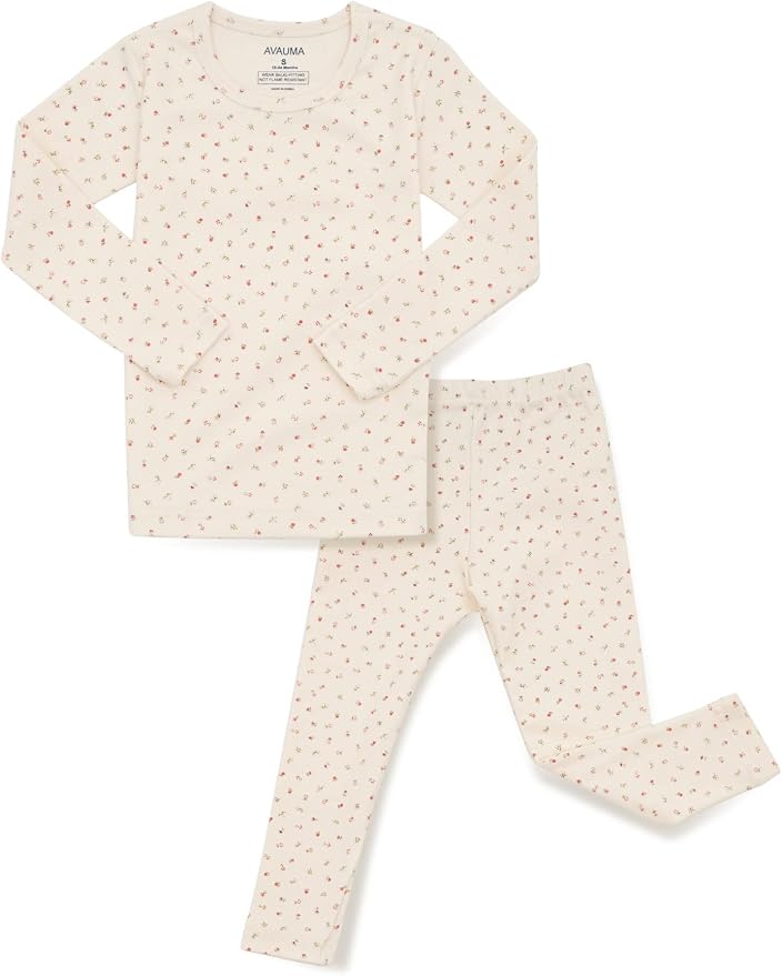 AVAUMA Baby Boys Girls Pajama Set 6M-7T Kids Cute Toddler Snug fit Pattern by AVAUMA