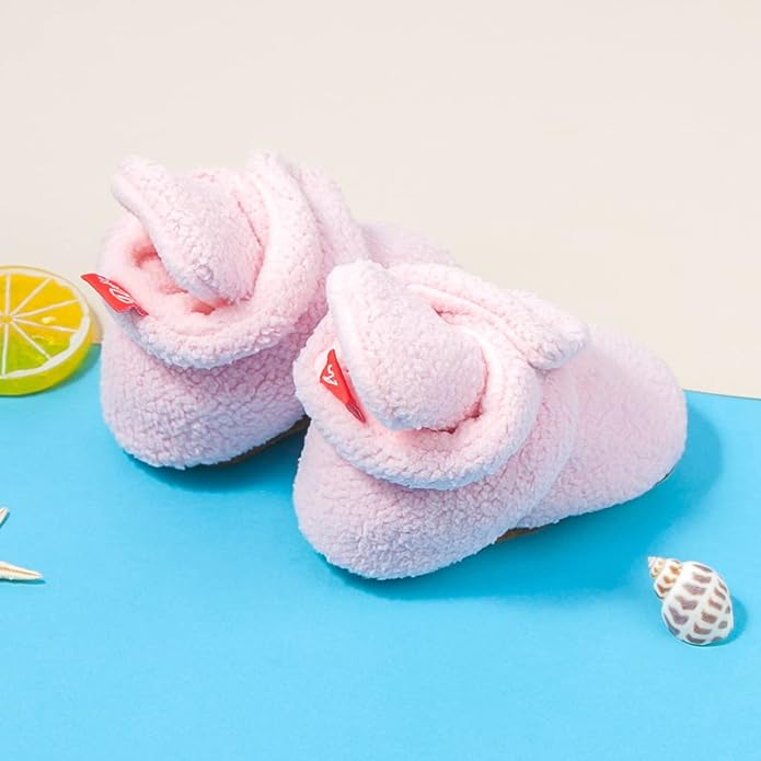 Sawimlgy Newborn Infant Baby Girl Boy Cotton Booties Stay On Sock Slippers Soft - Image 3
