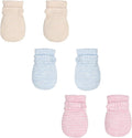 Newborn Baby No Scratch Mittens Stay On, 100% Cotton Breathable, Adjustable by Reyow