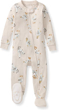 Burt's Bees Baby Boys Organic Cotton, Snug Fit Footed Sleeper Pajamas | by BurtsBeesBaby