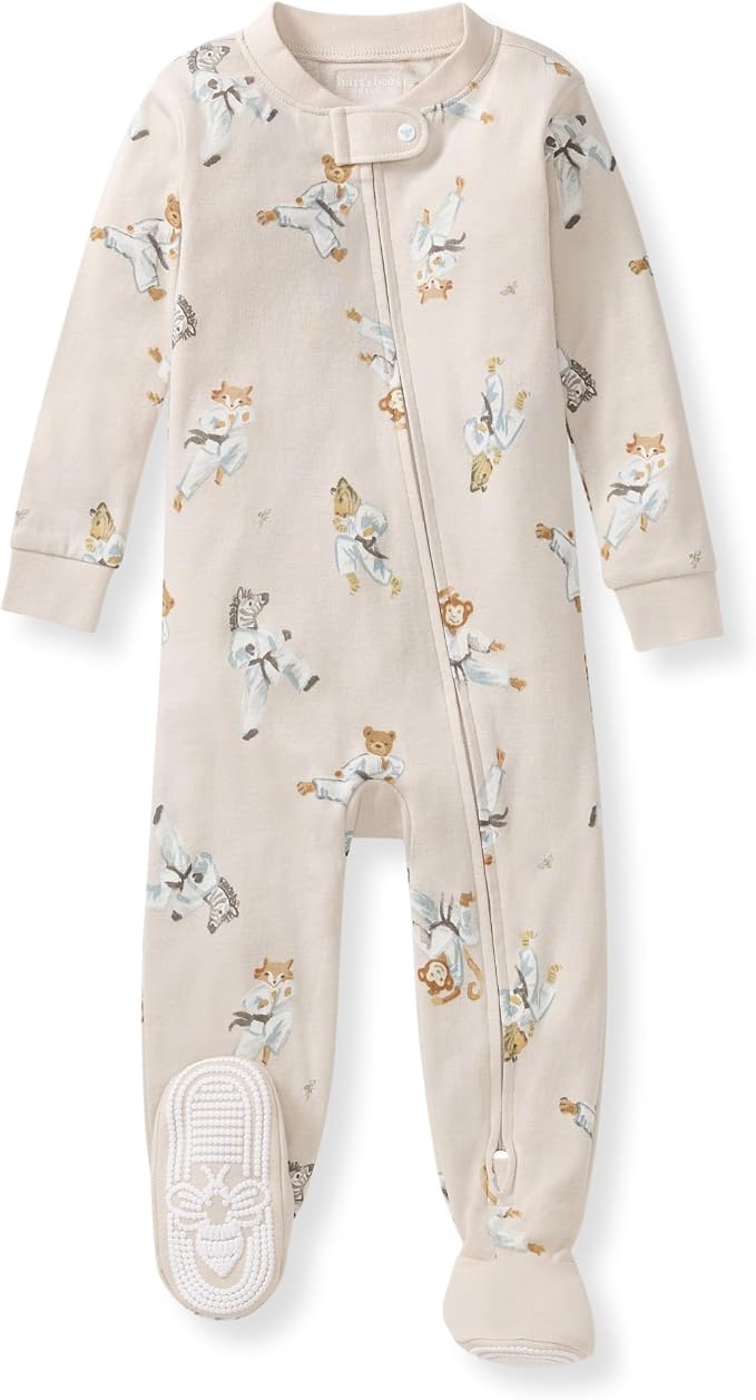 Burt's Bees Baby Boys Organic Cotton, Snug Fit Footed Sleeper Pajamas | by BurtsBeesBaby