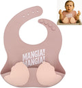 Teasin' Teethers Funny Italian Silicone Baby Bib by Unknown