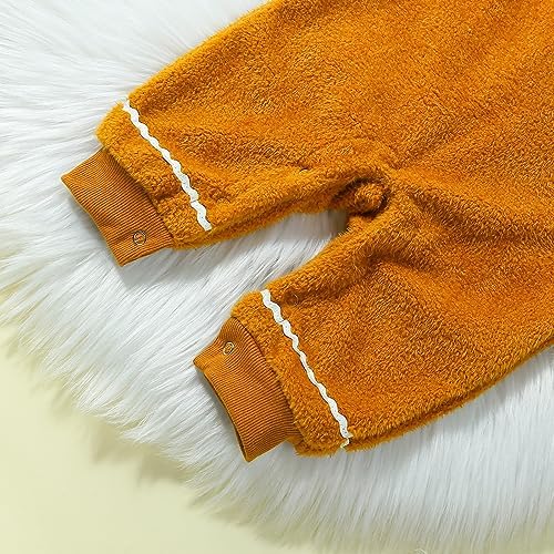 Fall Baby Clothes Newborn Boy Girl Hoodie Romper Long Sleeve Jumpsuit Winter - Image 7