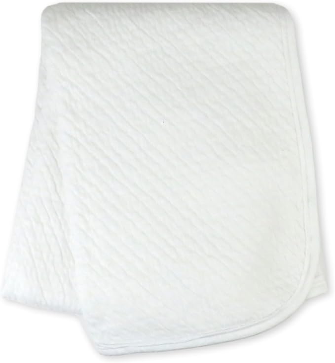 HonestBaby Matelasse Reversible Receiving Blanket 100% Organic Cotton by HonestBaby