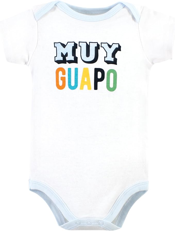 Hudson Baby Unisex Baby Cotton Bodysuits 5-pack - Image 5