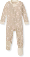 Burt's Bees Baby Girls Organic Cotton, Snug Fit Footed Sleeper Pajamas | by BurtsBeesBaby