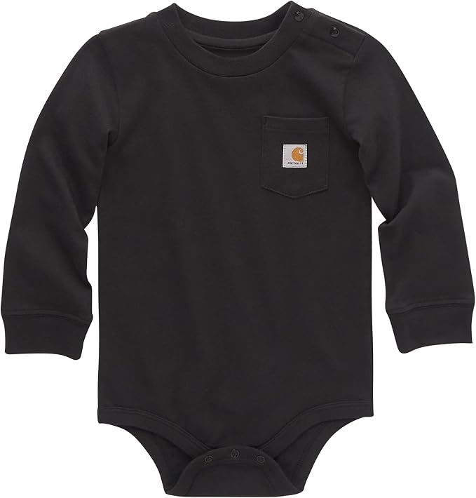 Carhartt Long-Sleeve Pocket Bodysuit | 100% Cotton | Made From Breathable by Carhartt
