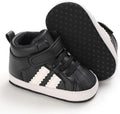 Meckior Toddler Baby Boys Girls High Tops Ankle Sneakers Soft Anti-Slip Sole PU by Meckior