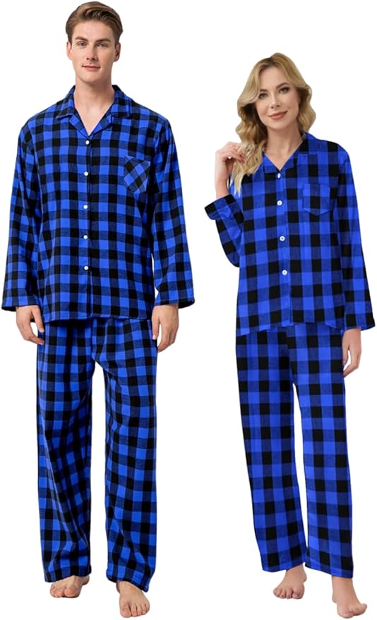 Schbbbta Family Matching Pajamas Holiday Sleepwear Long Sleeve Pjs Sets